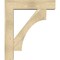 Ekena Millwork Westlake Block Rough Sawn Bracket w/ Offset Brace, Douglas Fir, 8"W x 34"D x 40"H BKT0806X34X40WTL05RDF - alternate 2